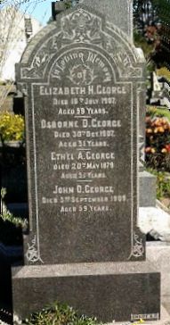 Large Granite Headstone